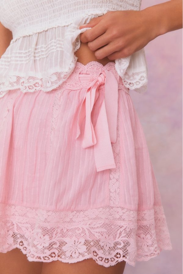 Matera Cotton Stripe Mini Skirt For Cheap - Image 2