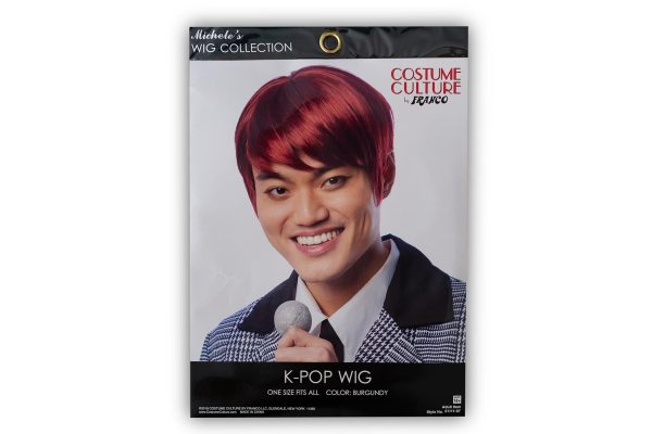 K-Pop Adult Costume Wig | Cosplay, Costume, & Leisure Wig | Red Hair Color Supply
