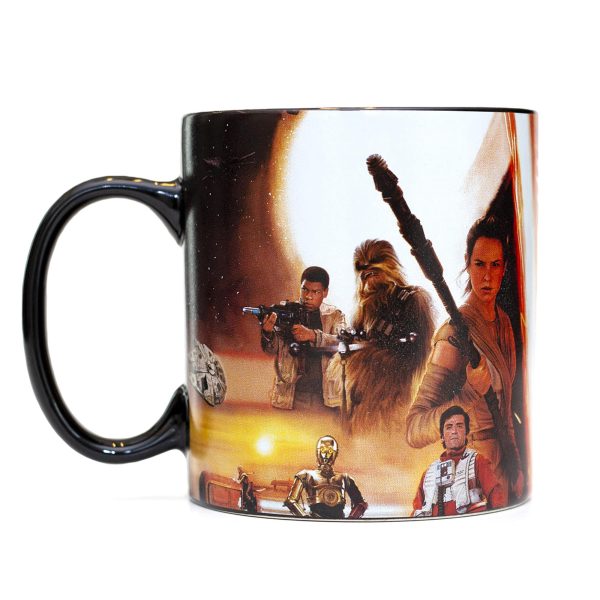 Star Wars: The Force Awakens Wrap Around Scene 20 Oz Ceramic Mug Online Hot Sale - Image 3
