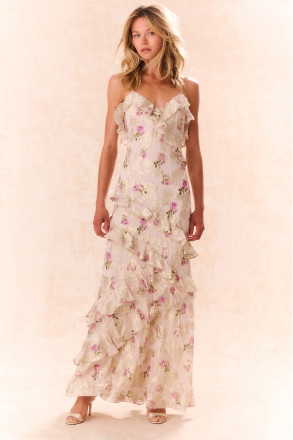 Rialto Floral Silk Maxi Dress Online Sale - Image 4