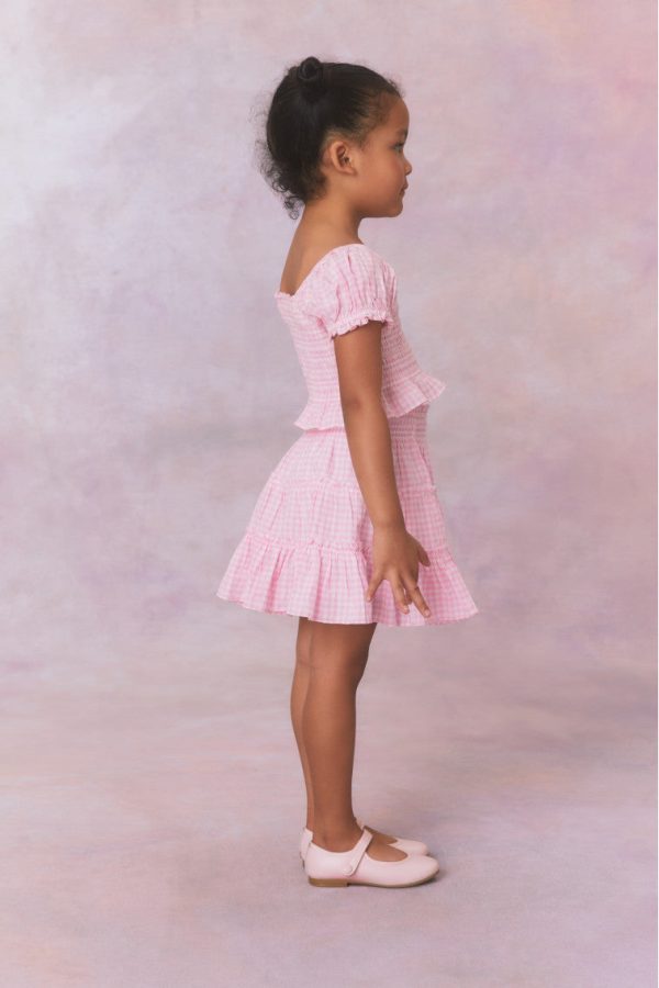 Girls Gingham Raf Skirt Online - Image 3