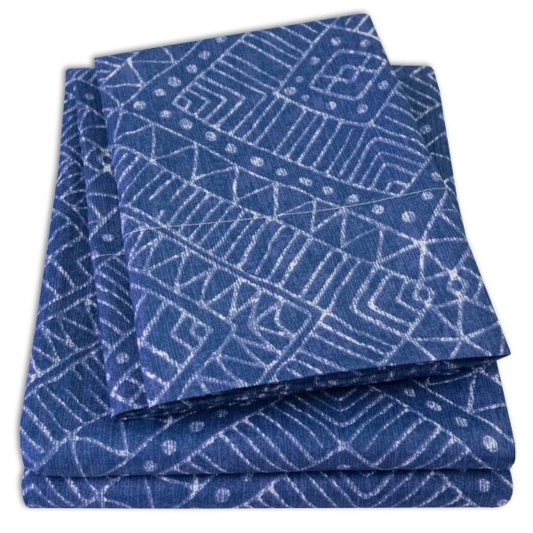 1500 Supreme Collection Extra Soft Parkview Sophisticated Subtle Pattern Sheet Set - Luxury Bed Sheets Set With Deep Pocket Wrinkle Free Bedding, Printed Pattern on Sale