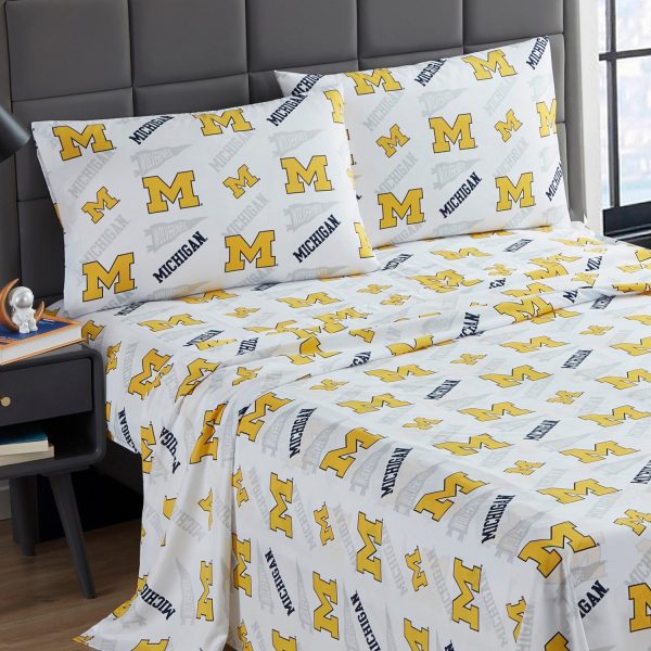 Michigan Wolverines NCAA Officially Licensed Sheet Set Cheap - Image 2