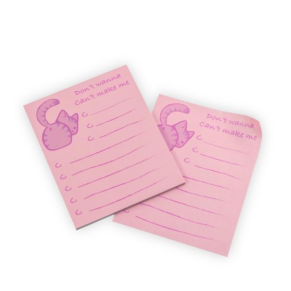Cat-Themed Sticky Notes | Multi-Purpose Notepad Checklist | Adorable Kitty Bum Online now - Image 3