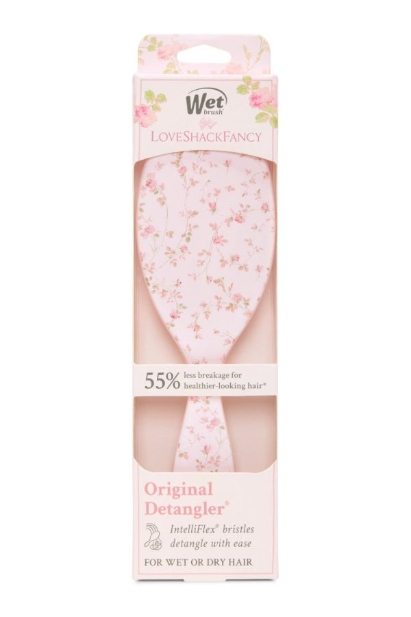 LoveShackFancy x Wet Brush Pink English Ivy Original Detangler on Sale - Image 2