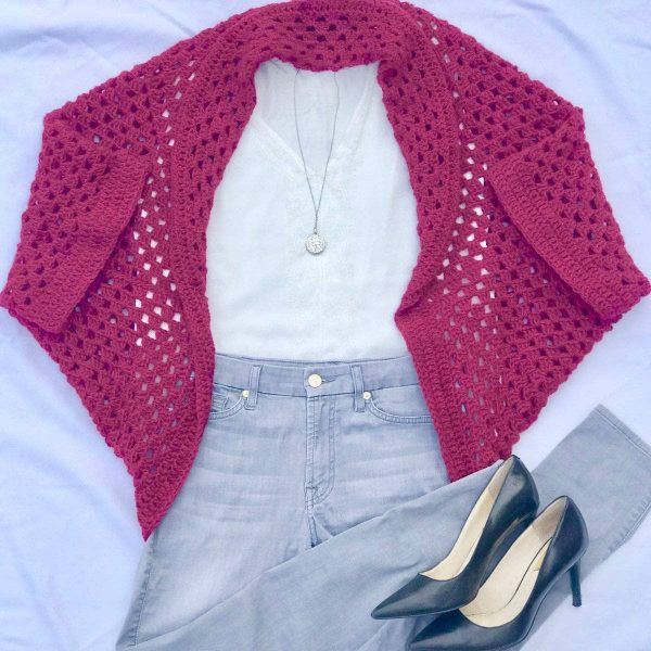 Granny Square Cardi Crochet Kit on Sale - Image 2