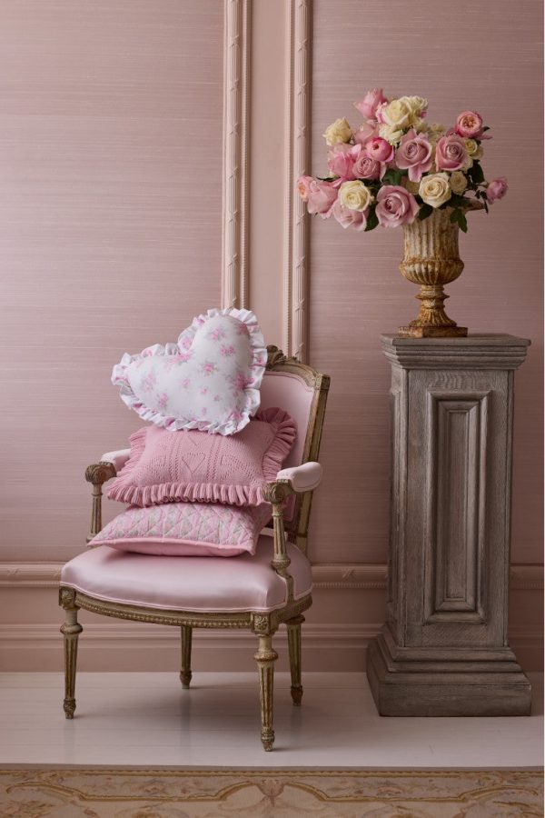 Pointelle Knit Throw Pillow Hot on Sale - Image 2