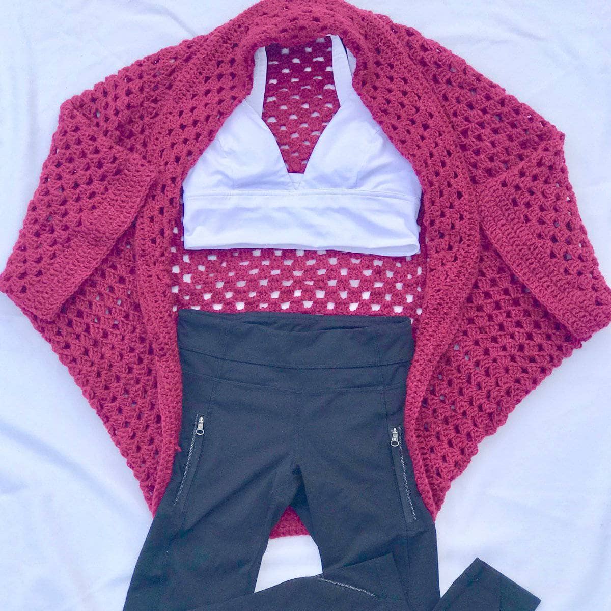 Granny Square Cardi Crochet Kit on Sale