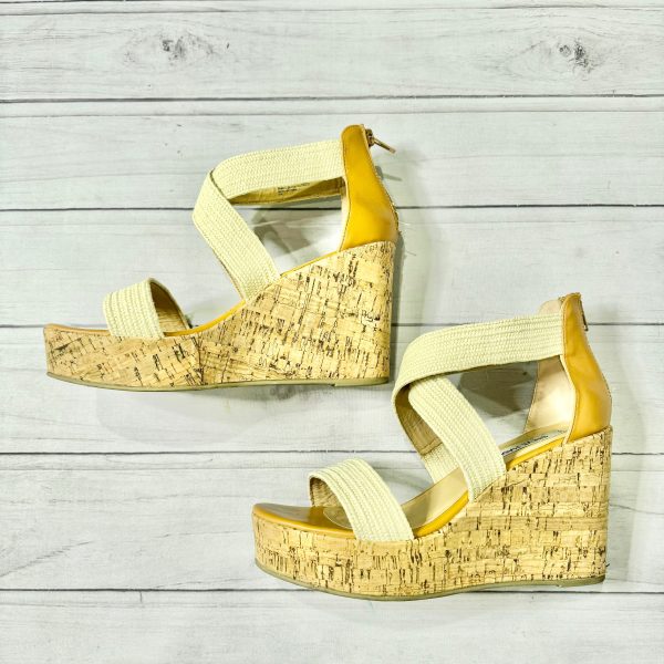 Sandals Heels Wedge By Steve Madden  Size: 8.5 For Discount - Image 2