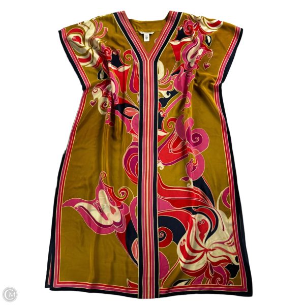 Dress Casual Midi By Trina Turk In Pink & Yellow, Size: L on Sale