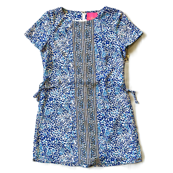Blue & White Dress Casual Short By Lilly Pulitzer, Size: S For Discount