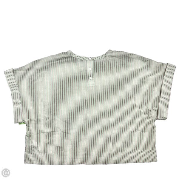 Top Short Sleeve By Madewell In Striped Pattern, Size: Xl For Cheap - Image 2
