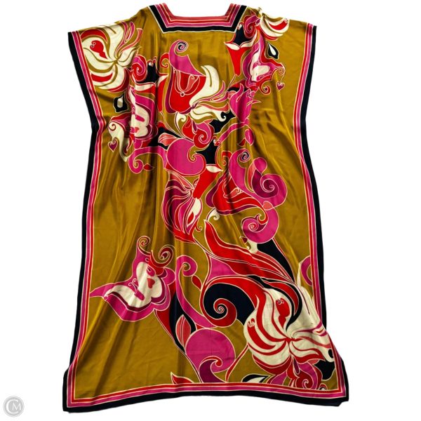 Dress Casual Midi By Trina Turk In Pink & Yellow, Size: L on Sale - Image 2