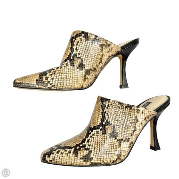 Shoes Heels Stiletto By Nine West In Snakeskin Print, Size: 7.5 For Sale - Image 2
