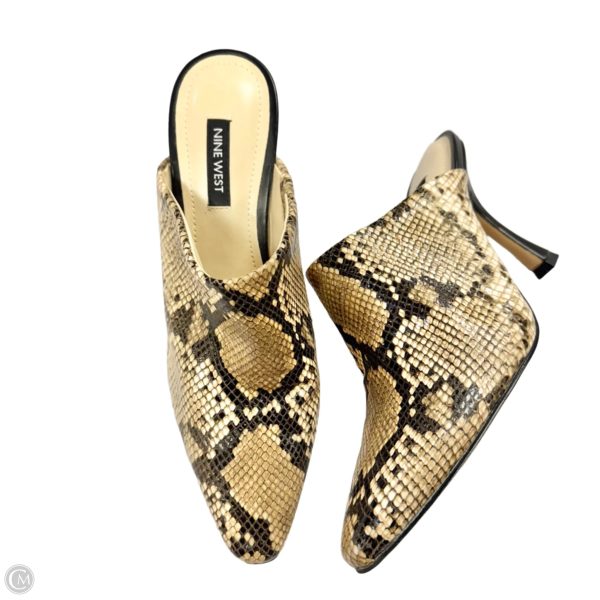 Shoes Heels Stiletto By Nine West In Snakeskin Print, Size: 7.5 For Sale