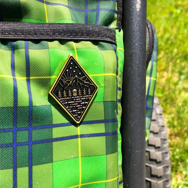 Gold and Black Mountain Disc Golf Pin Sale - Image 3